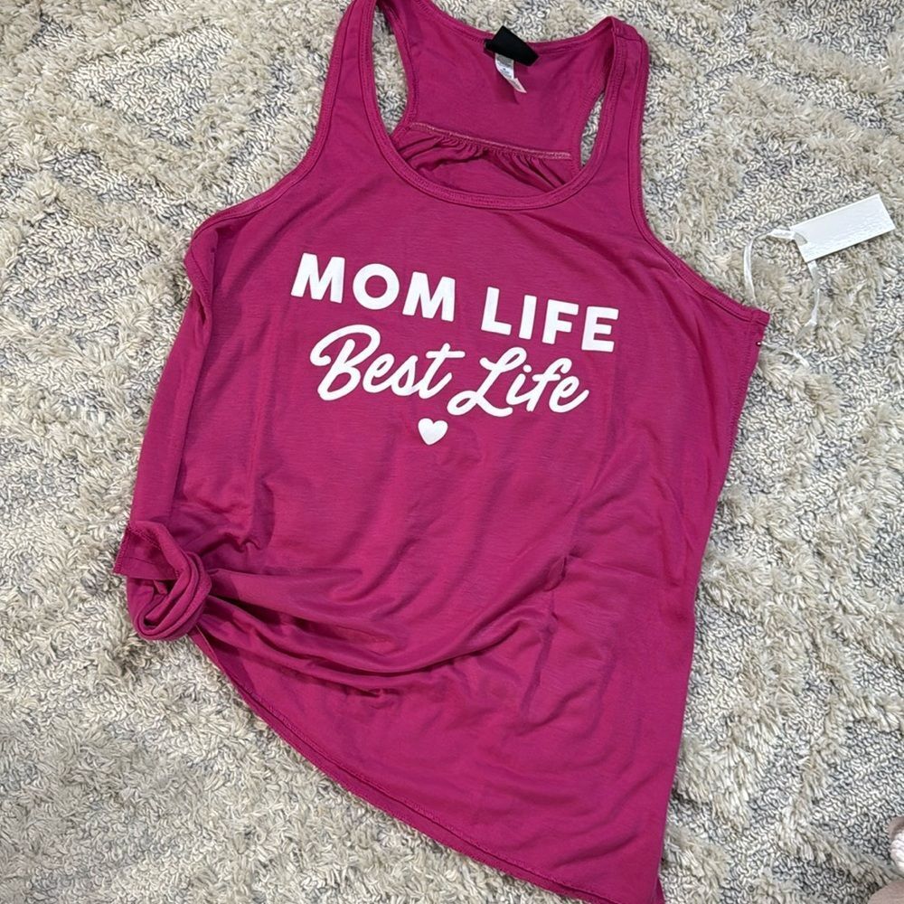 Katydid Mom Life Best Life Tank Size XL NWT